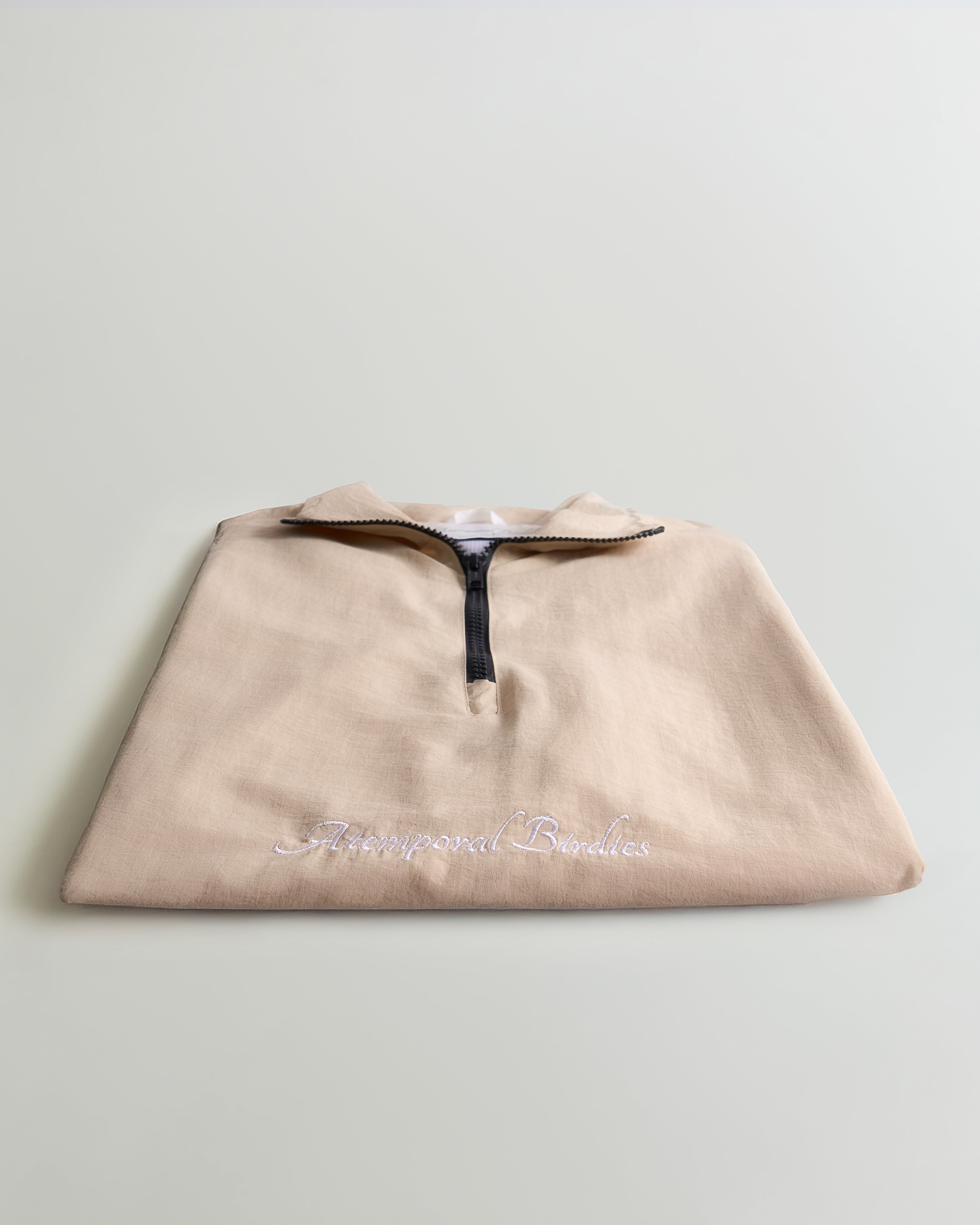 Players Edition - Beige Short Sleeve Rain Jacket